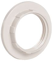 Кольцо абажурное КП14-К02 к патрону Е14 пластик белый (индивидуальный пакет) | код EKP20-01-02-K01 | IEK
